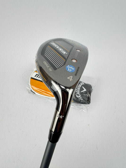 Callaway Mavrik Max Ladies 4 Hybrid 24* Catalyst 45 Ladies Graphite /New /33256