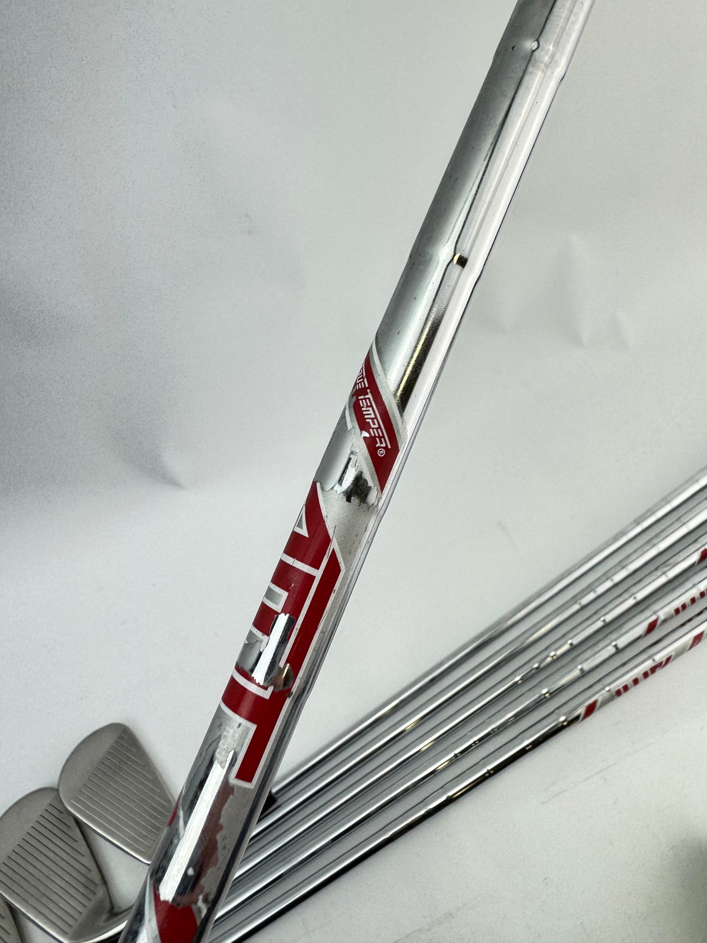 Titleist T300 Irons 5-PW AMT Red R300 Regular Flex Steel /Right/New Grips /30376