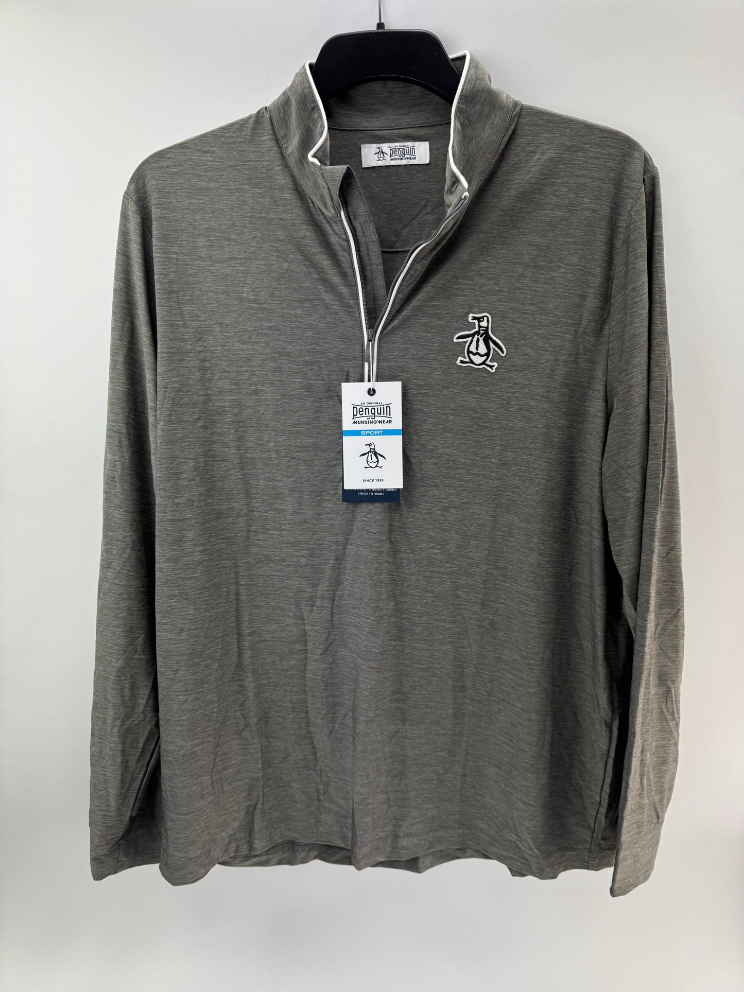 Original Penguin Golf Performance 1/4 Zip Earl Pullover Lightweight UK XL /25223
