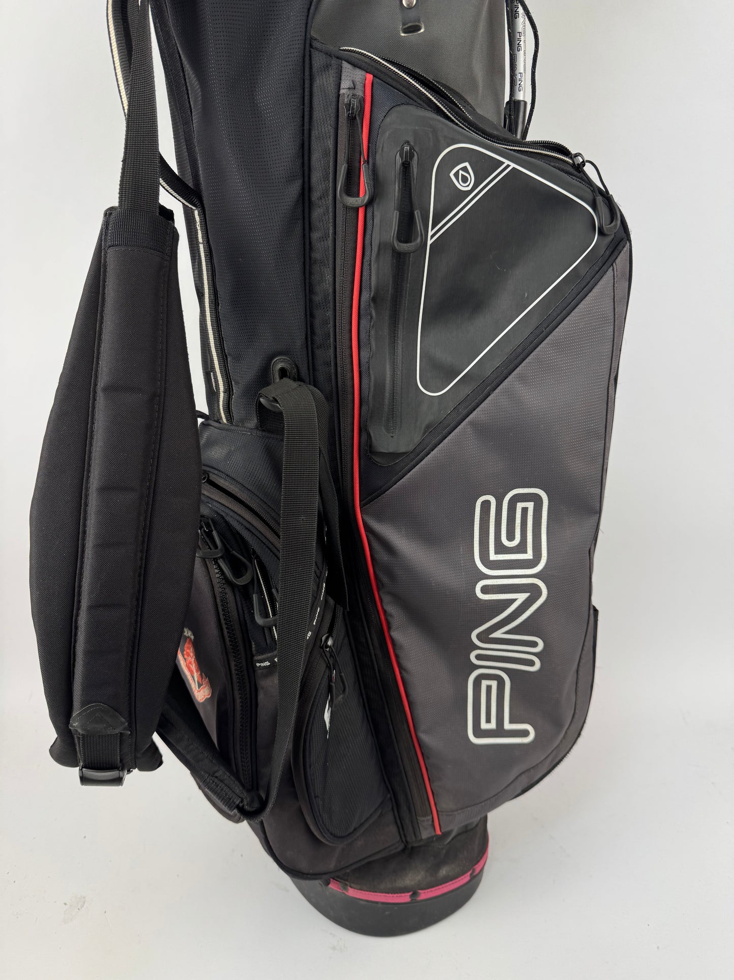 Ping Golf Package Set K15 11 Clubs Regular Graphite /New Grips/Hoofer Bag /34404