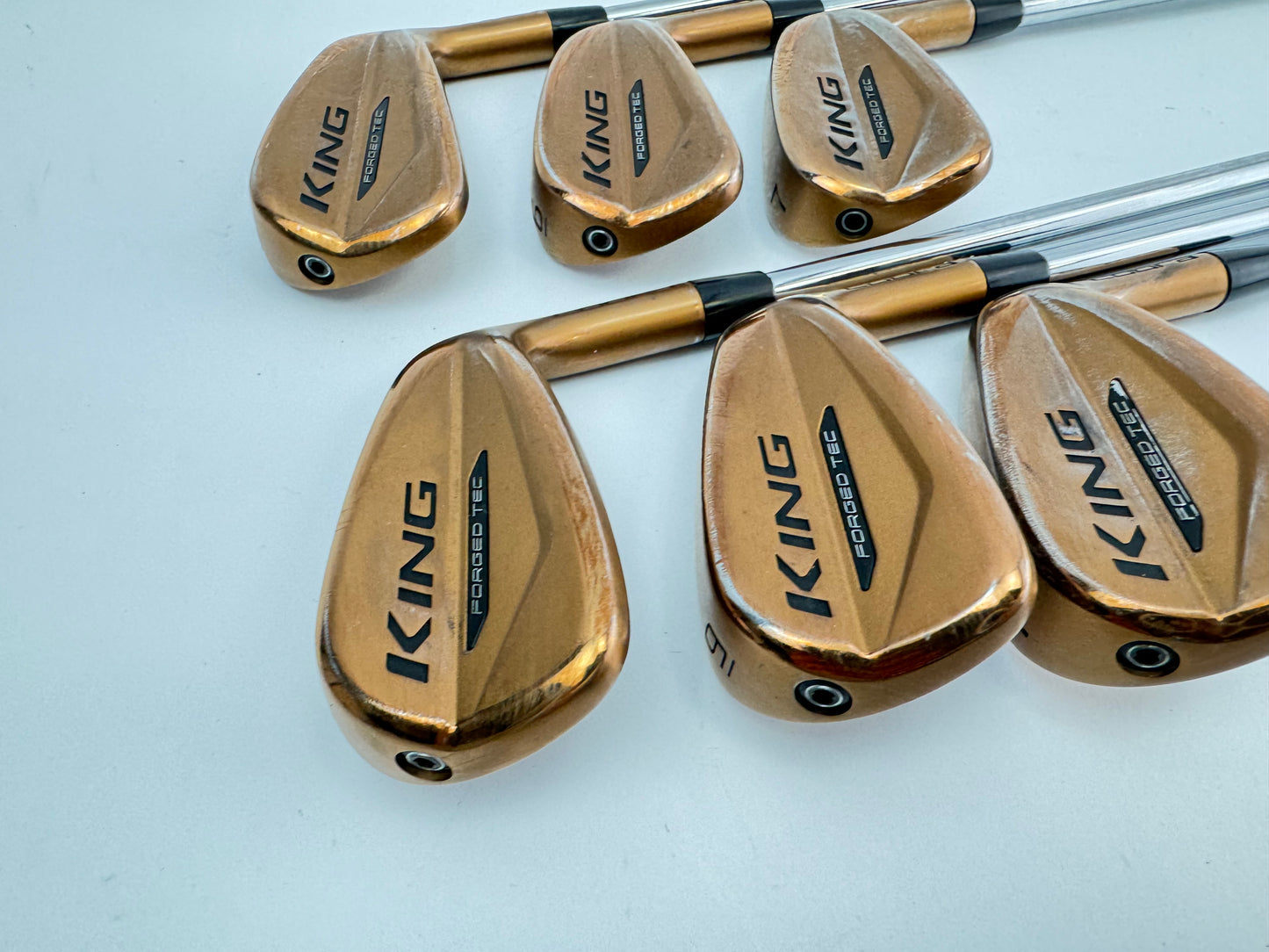 Cobra Forged Tec Copper Irons 5-PW Elevate MPH 95 Regular Steel +1/2” /28864