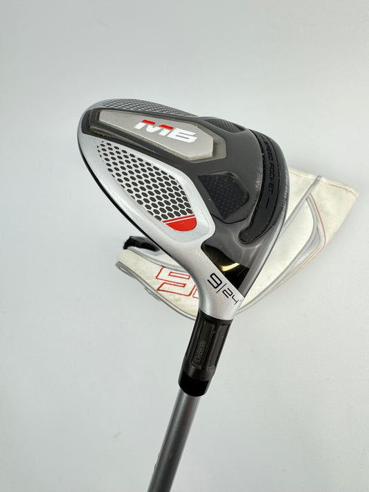 Taylormade M6 9 Wood 24* Ladies Flex Graphite /Right Handed /Headcover /30801