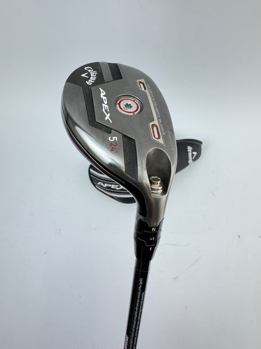 Callaway Apex 5 Hybrid 24* UST Recoil H75 F3 Regular Graphite /Headcover /24432