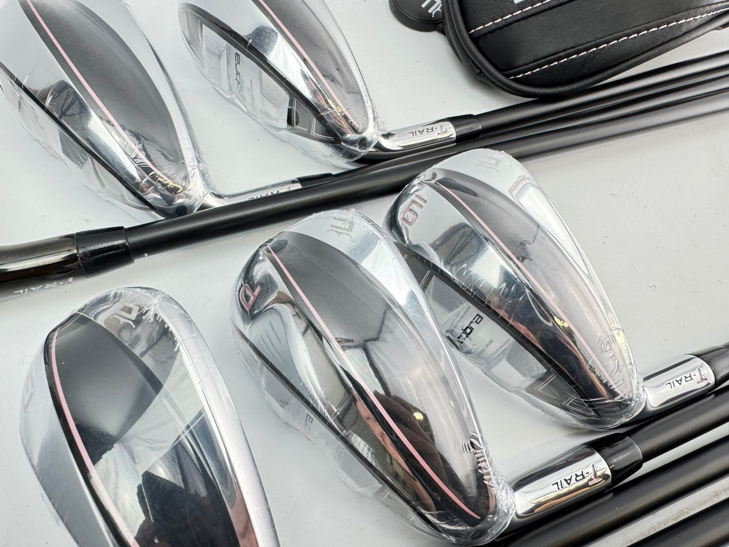 Cobra Ladies T Rail Irons Left Hand 6H, 7-SW + GW KBS PGI Ladies Graphite /30231