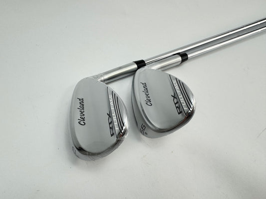 Cleveland RTX Full Face Wedge Set 52*+56* Elevate Tour Stiff Flex Steel /26901