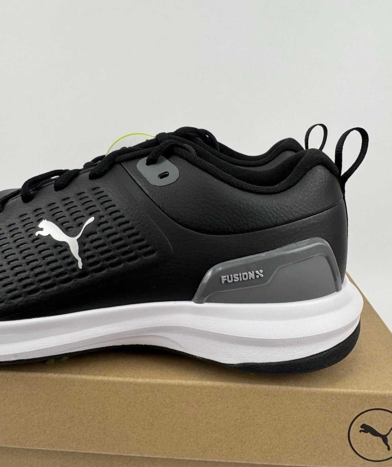 Puma Fusion Plus Spiked Men’s Golf Shoes Black Waterproof