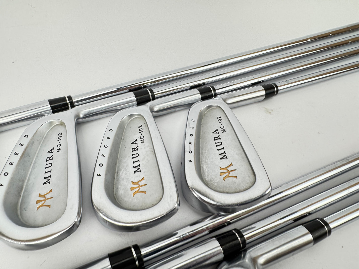 Miura MC-102/CB-202 Irons 4-PW Forged Nippon 1050GH Stiff Steel /New Grips/33953