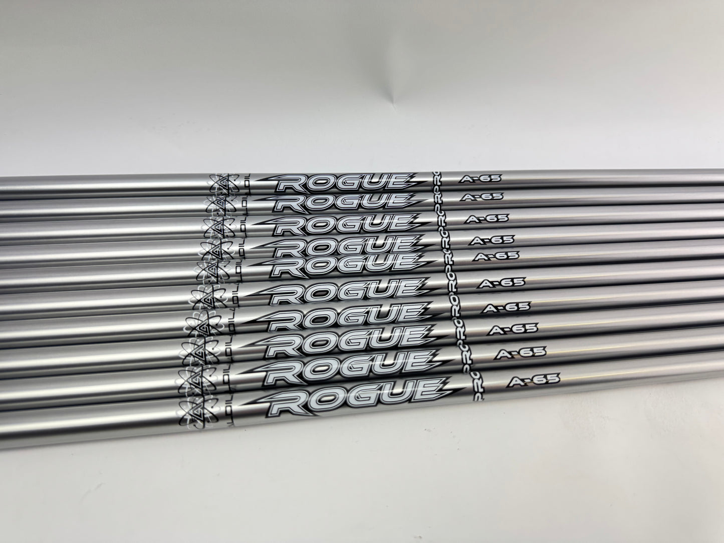 Aldila Rogue Pro Iron Shaft Set (10) 65 Senior Flex Graphite 40.25” /0.370 /New