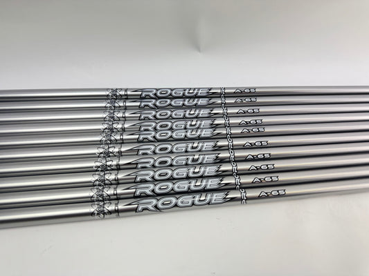 Aldila Rogue Pro Iron Shaft Set (10) 65 Senior Flex Graphite 40.25” /0.370 /New