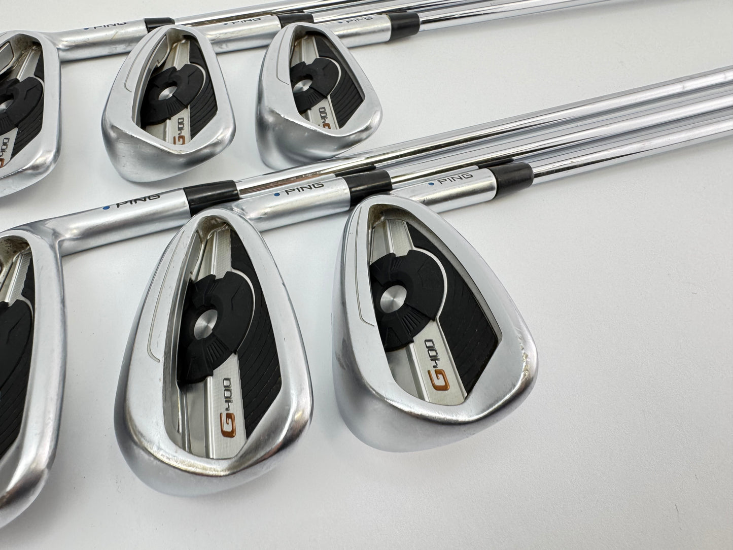 Ping G400 Irons 5-PW Blue Dot AWT 2.0 Regular Flex Steel /Right/New Grips /27631