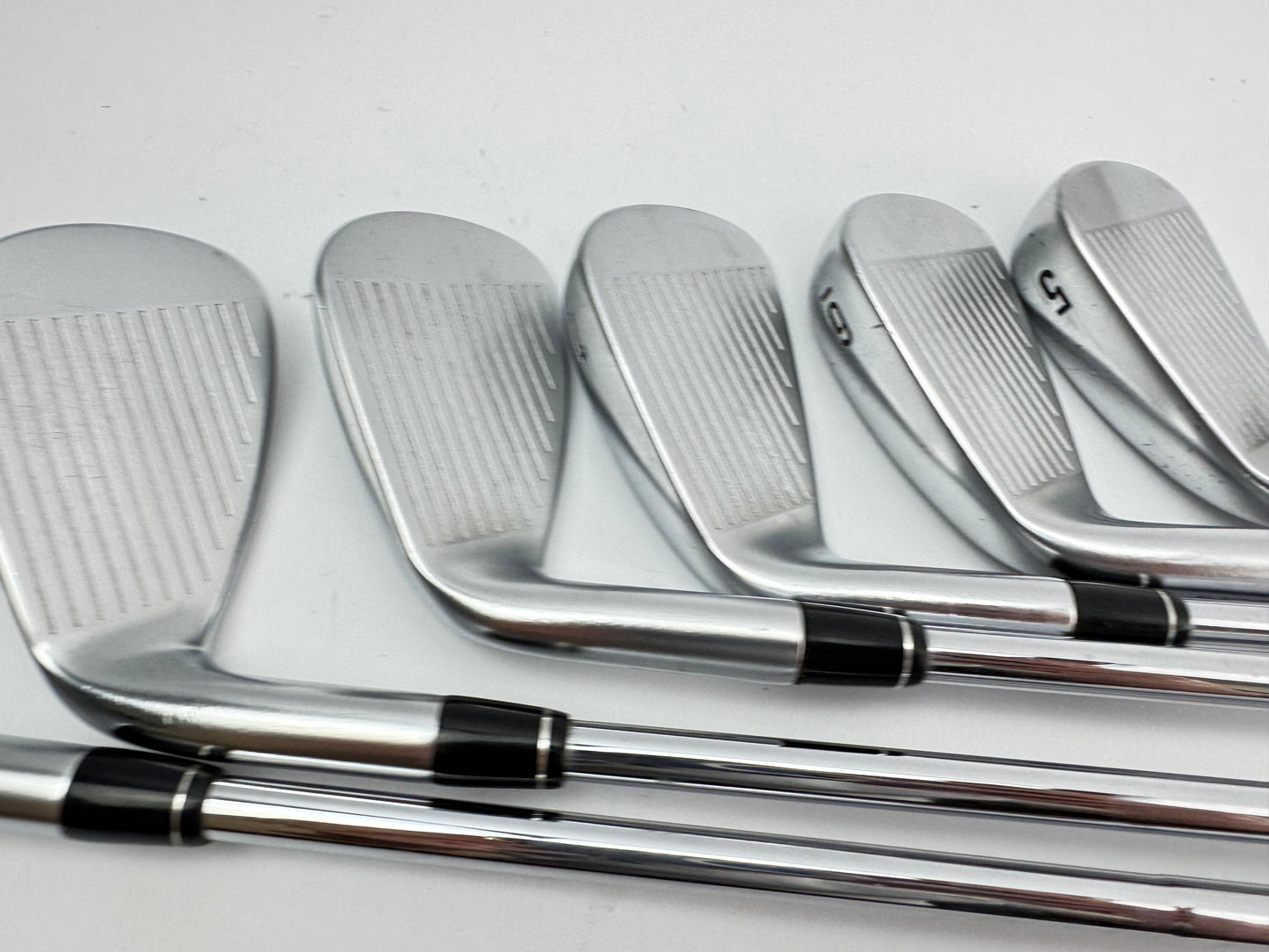 Callaway Apex 21 Irons 5-PW Elevate ETS 115 Stiff Flex Steel /New Grips /26217