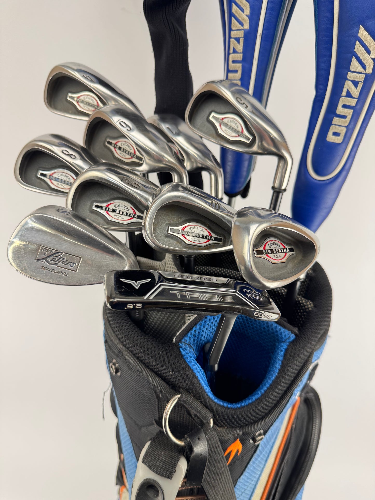 Callaway Golf Package Set 13 Clubs Regular Graphite /New Grips/Stand Bag /33129