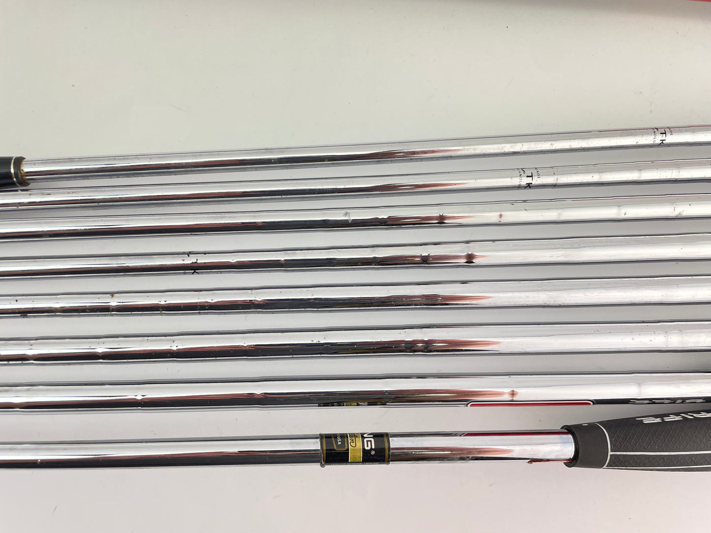 Taylormade Golf Package Set 11 Clubs Regular Flex /New Grips /Cart Bag /27341