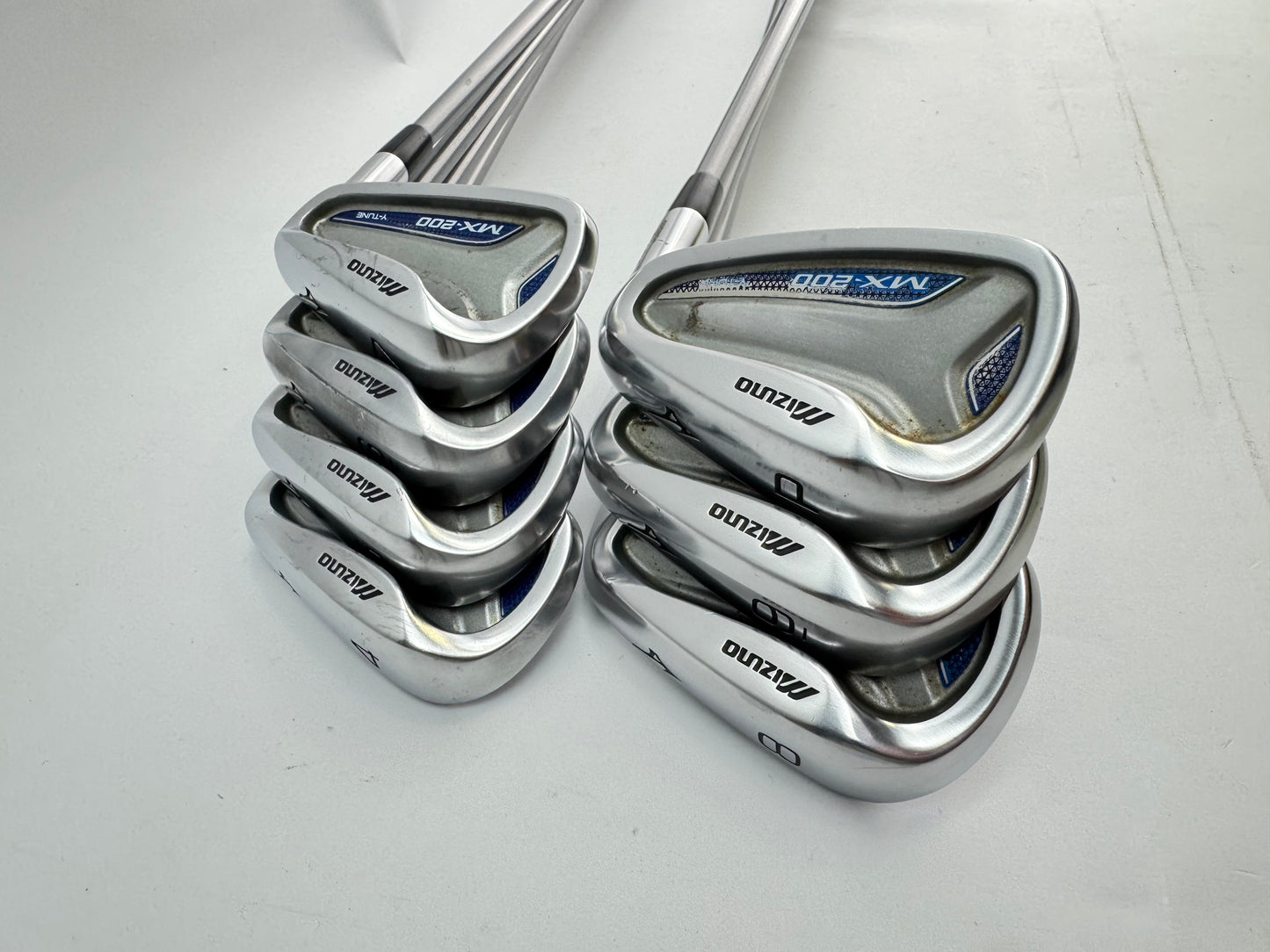 Mizuno MX200 Irons 4-PW Regular Flex Graphite /Right Handed /New Grips /30173