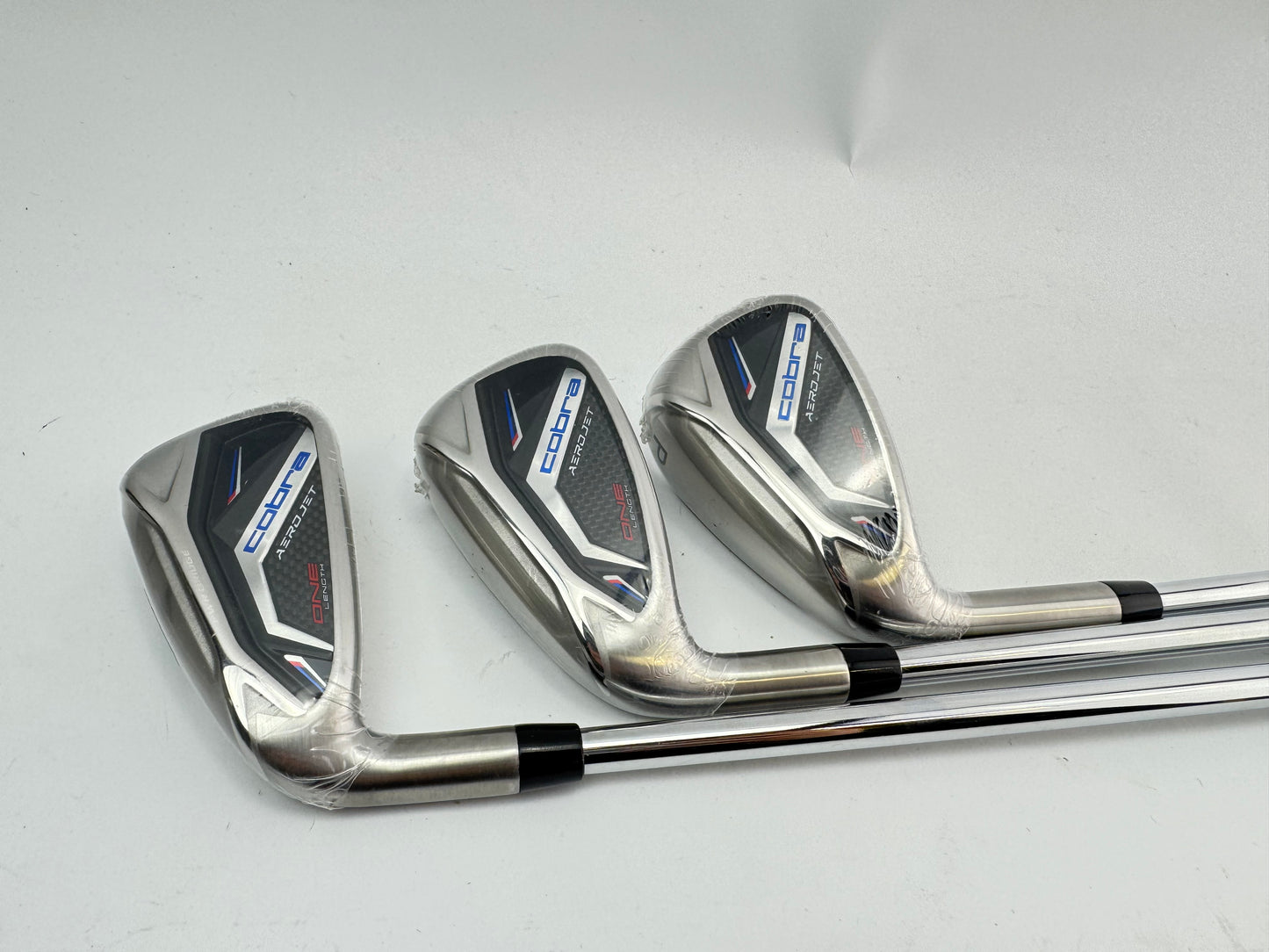 Cobra Aerojet One Length Irons 6,8+PW Left Handed KBS Regular Steel /New/30377