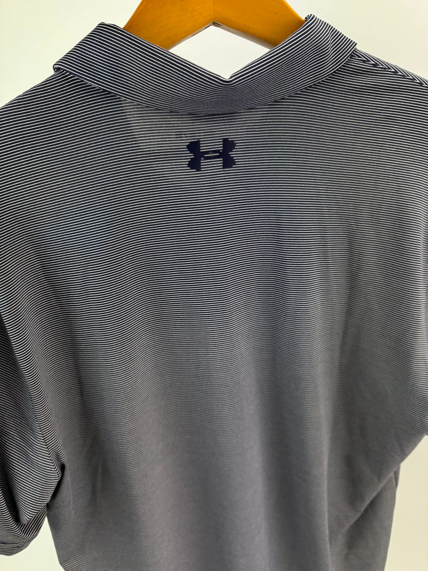 Under Armour Playoff 3.0 Stripe Men’s Polo Shirt Printed /UK M /Loose Fit /19977