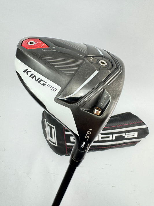 Cobra F9 Driver 10.5* Tensei White 65 Stiff Flex Graphite /Headcover /27194