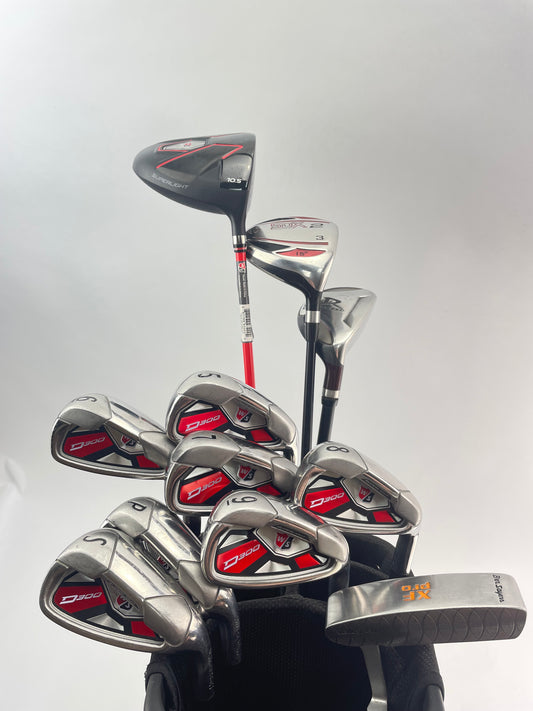 Wilson D300 Package Set 11 Clubs Uniflex /Right Handed /Wilson Stand Bag /24385