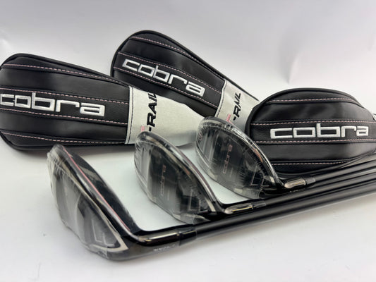 Cobra Ladies T Rail Hybrid Set 4H,5H+6H KBS PGI Ladies Graphite /Left Hand/30241