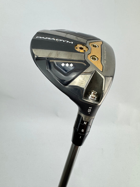 Callaway Paradym 3 Wood Triple Diamond 15* UST Helium F4 Stiff Graphite /30308