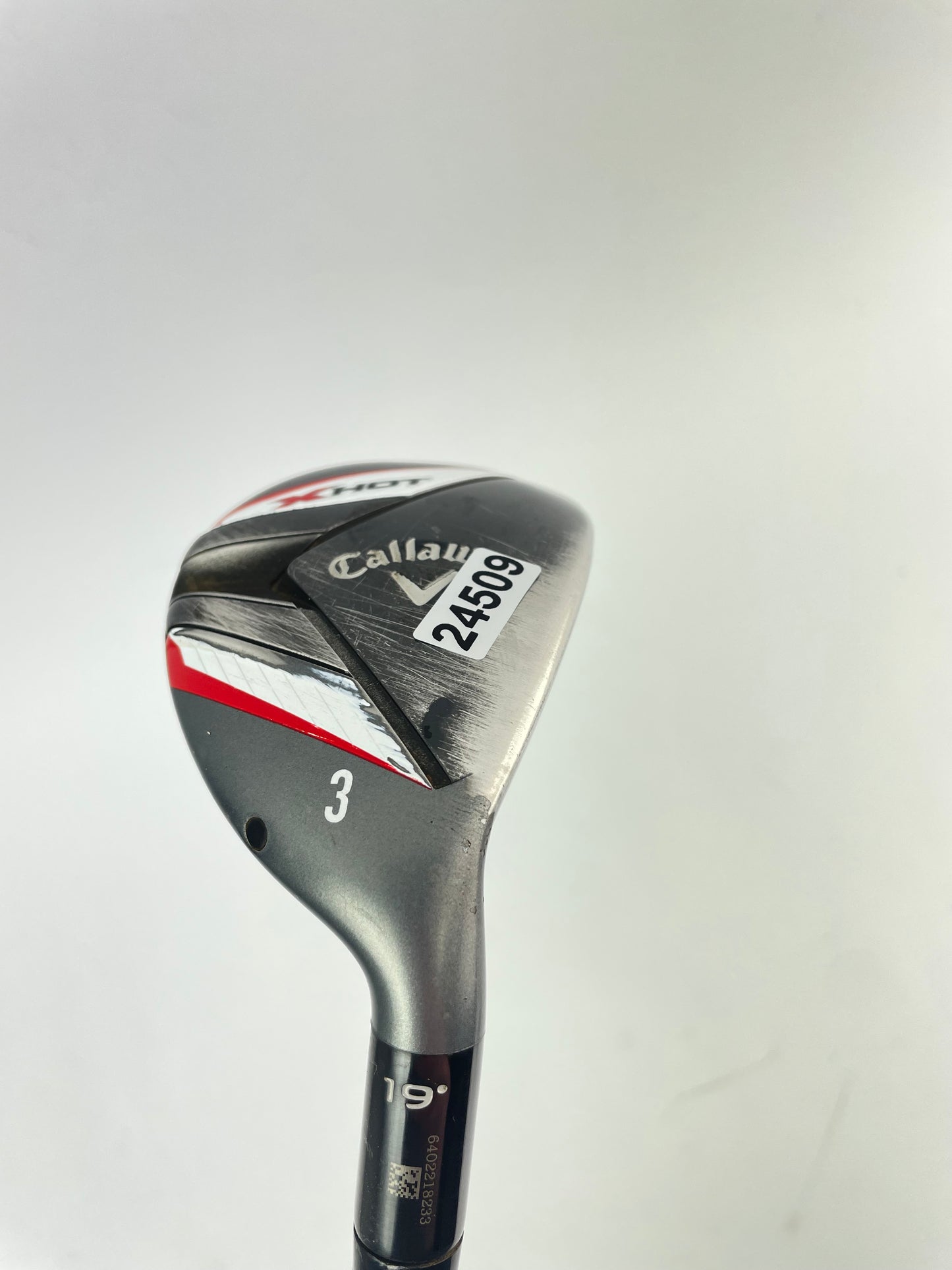 Callaway X Hot 3 Hybrid 19* Regular Flex Graphite /Right Handed /New Grip /24509