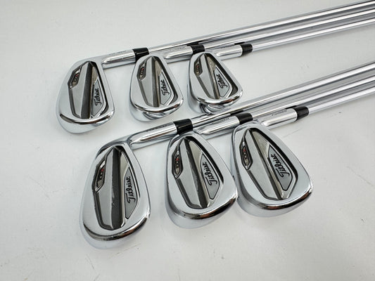Titleist T100s Irons 5-PW Project X LZ 6.0 Stiff Steel +1/2” /New Grips /26904