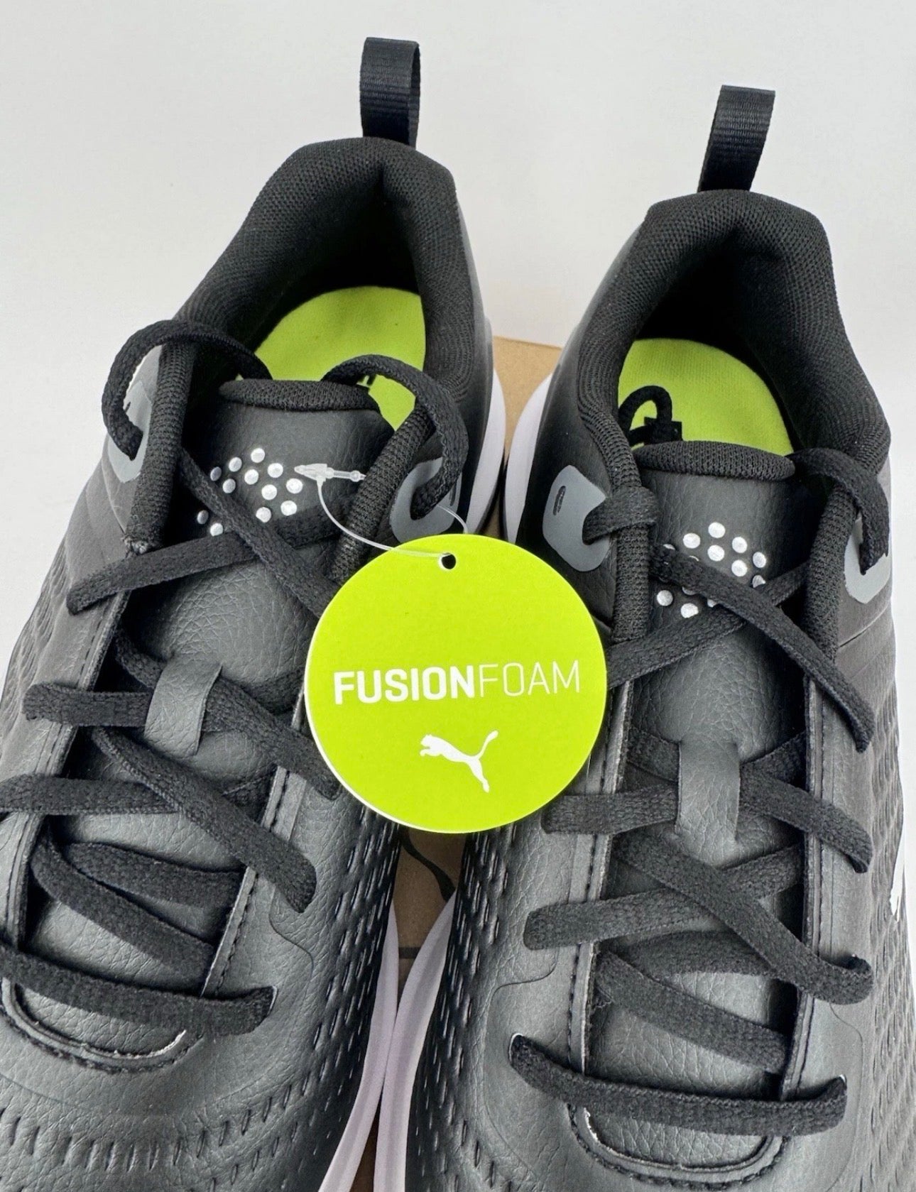 Puma Fusion Plus Spiked Men’s Golf Shoes Black Waterproof