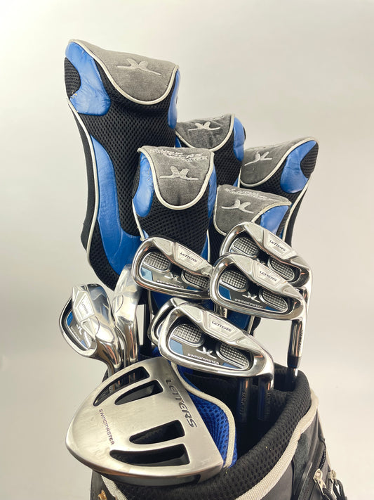 John Letters Package Set 13 Clubs Regular Flex /Right /New Grips /Stand Bag