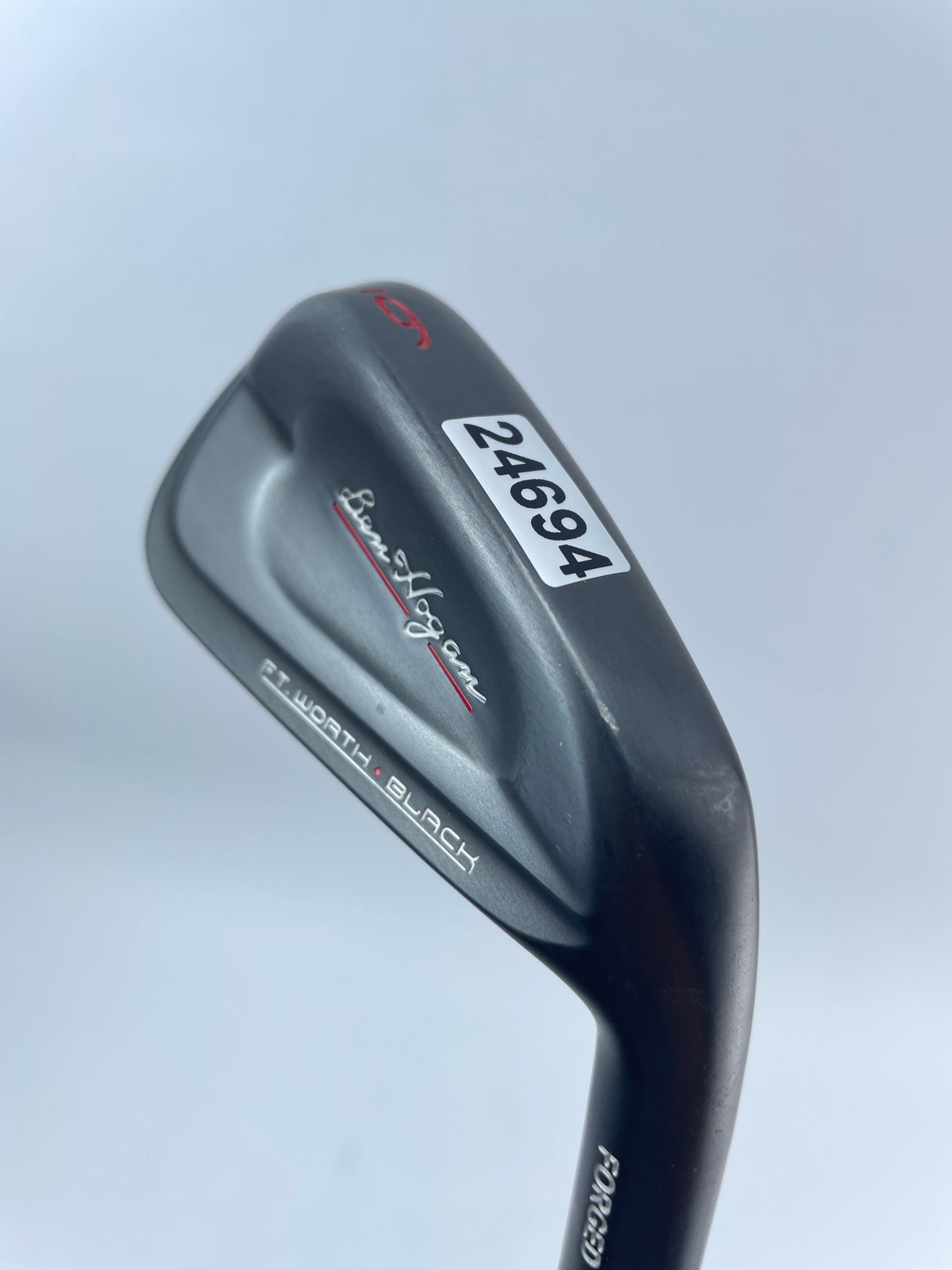 Ben Hogan FT Worth Black 6 Iron Forged Dynamic Gold S300 Stiff Steel/Right/24694