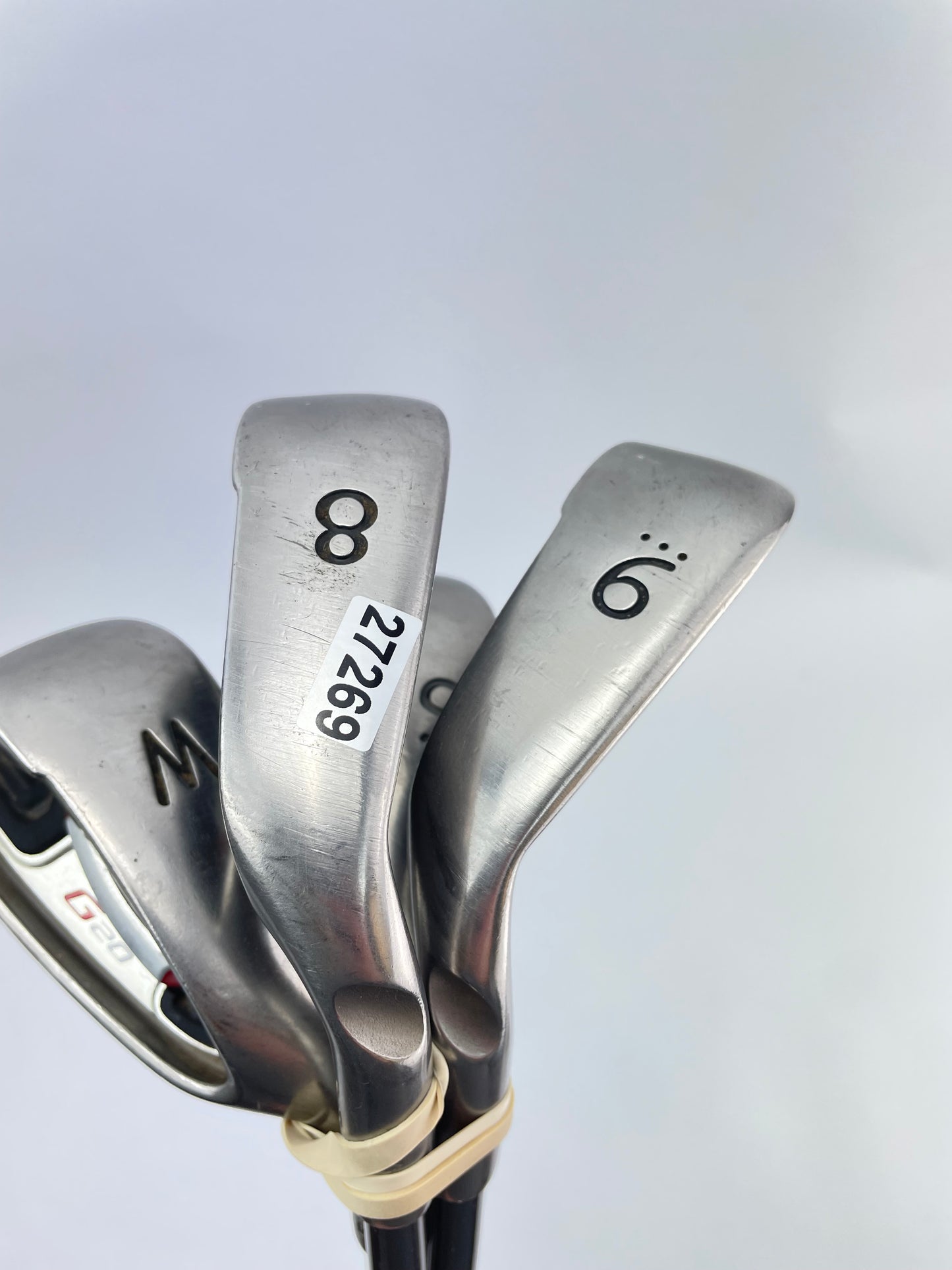 Ping G20 Irons 8-SW Gold Dot Regular Flex Graphite /Right /New Grips /27269