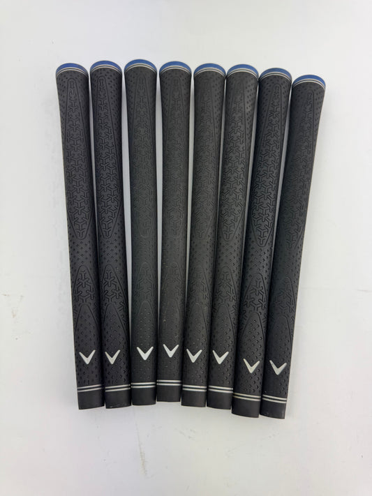 Callaway Golf Grips (8) Standard /Black /Blue /Pulled /25007