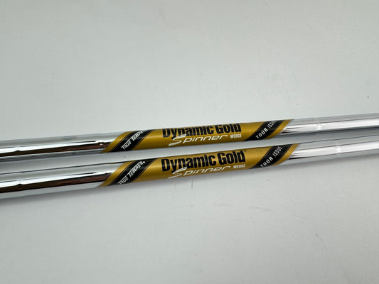 Dynamic Gold Spinner Wedge Shaft Set (2) Wedge Flex Steel 0.355 Tapered /26955