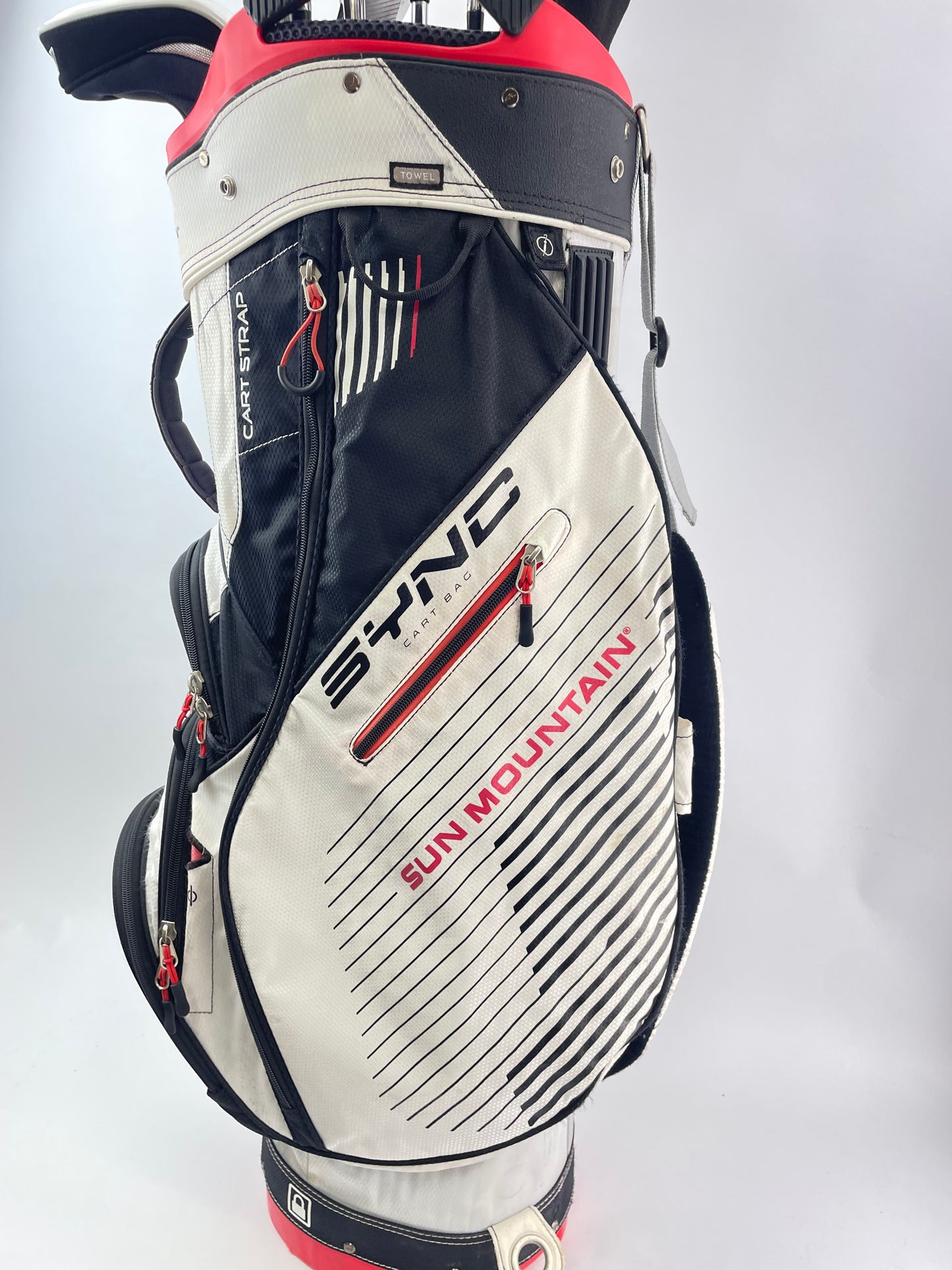 Taylormade Golf Package Set 11 Clubs Regular Flex /New Grips /Cart Bag /27341