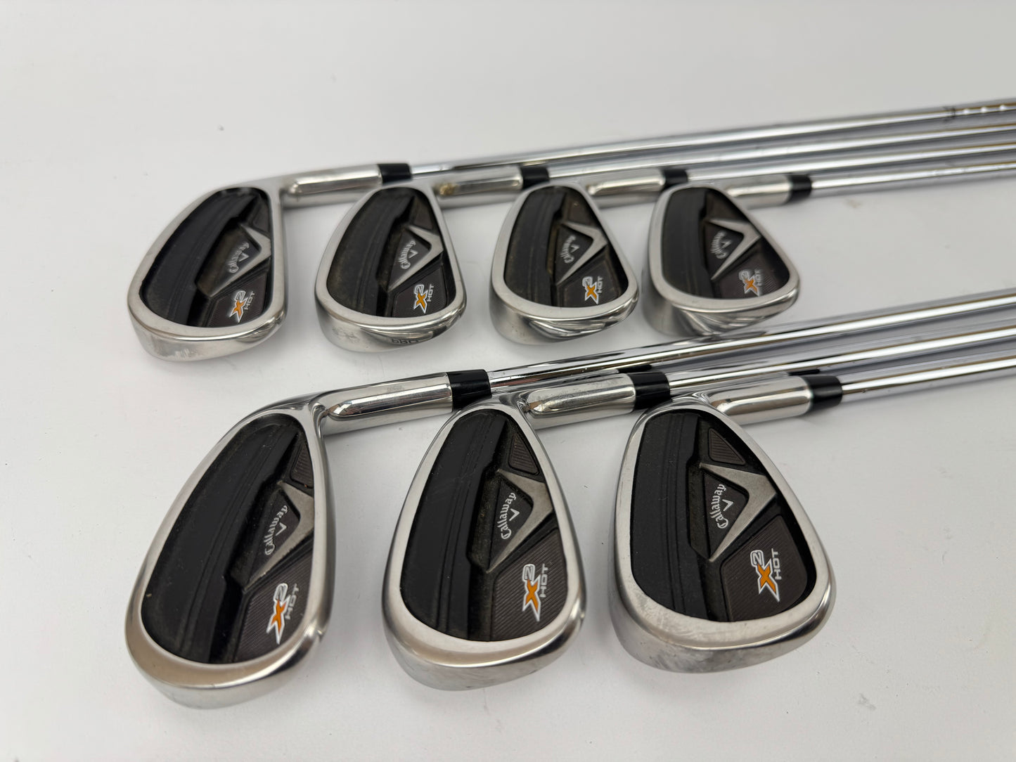 Callaway X2 Hot Pro Irons 4-PW XP95 R300 Regular Steel Shafts /New Grips /33929