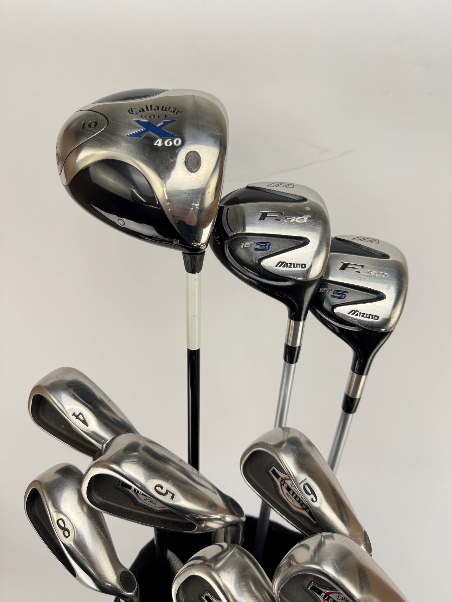 Callaway Golf Package Set 13 Clubs Regular Graphite /New Grips/Stand Bag /33129