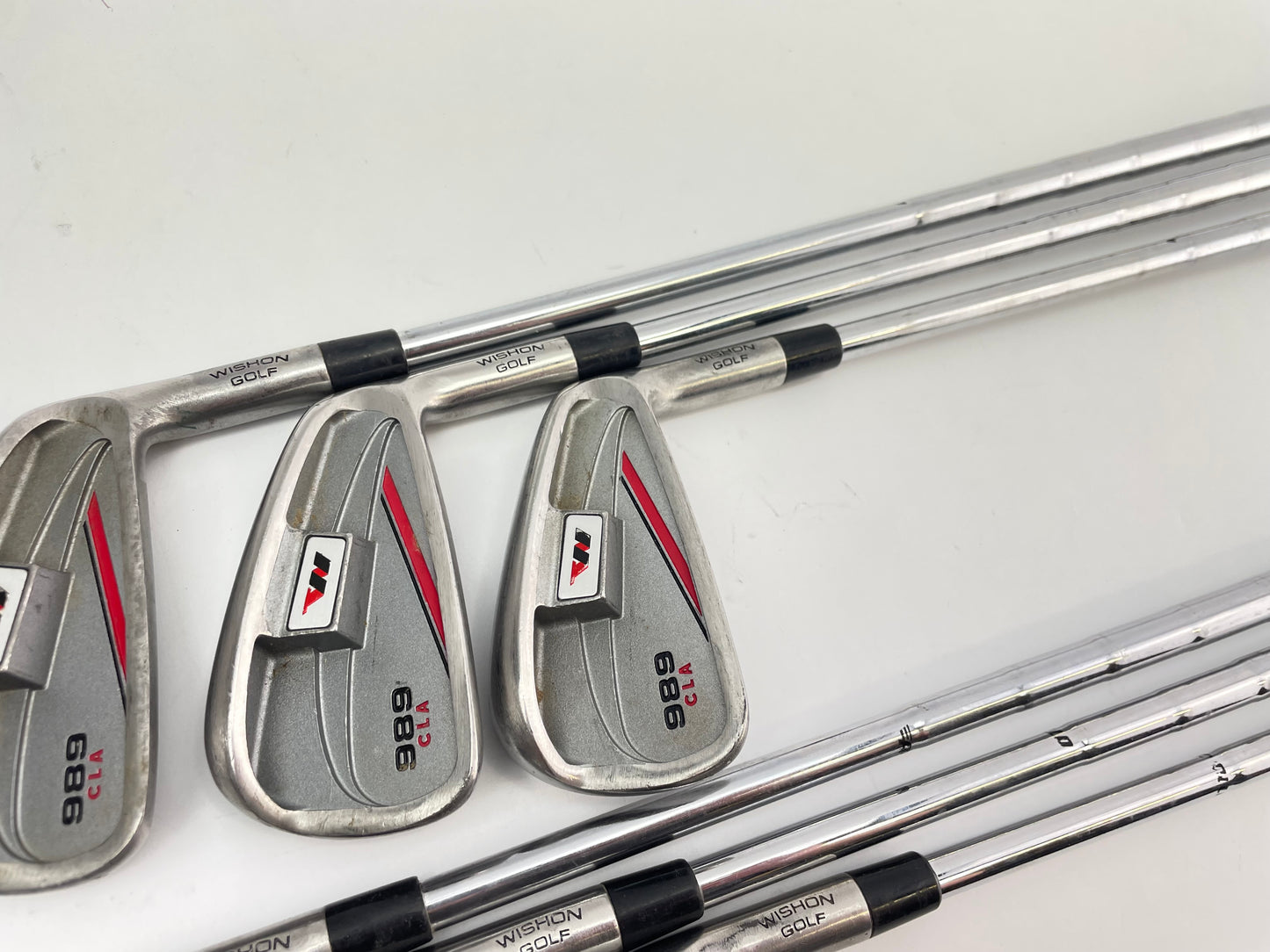 Tom Wishon Irons 5-PW 989 CLA Stiff Flex Steel /Right /New Grips /+1 1/2” /27491