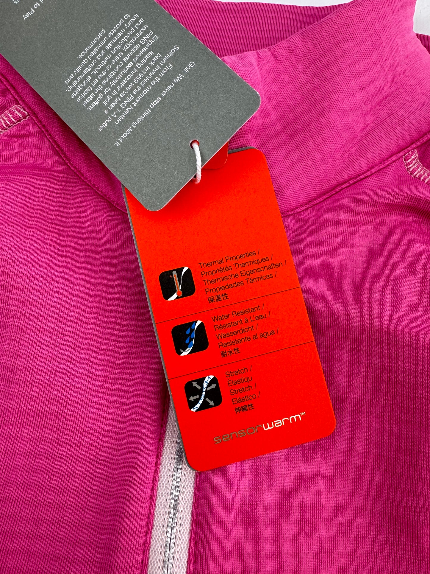 Ping Golf Women’s Pullover Midlayer Sonya 1/2 Zip UK 12 /Pink /New /22190