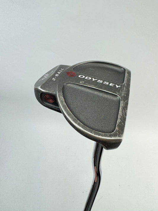Odyssey 2 Ball Putter DFX Mallet 35” Steel /Face Balanced /Right Handed /24576