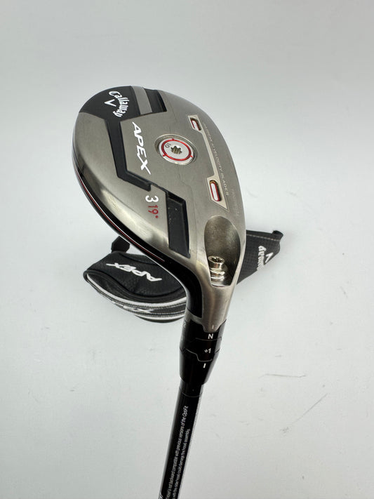 Callaway Apex 3 Hybrid 19* UST Recoil H75 F3 Regular Graphite /Headcover /24430