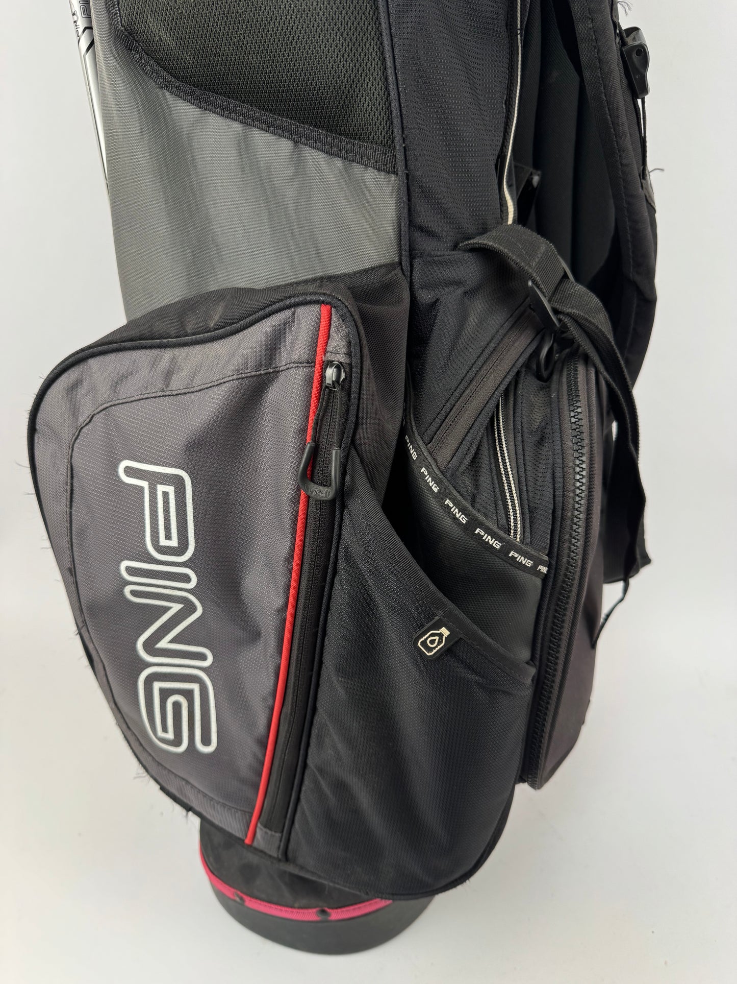 Ping Golf Package Set K15 11 Clubs Regular Graphite /New Grips/Hoofer Bag /34404