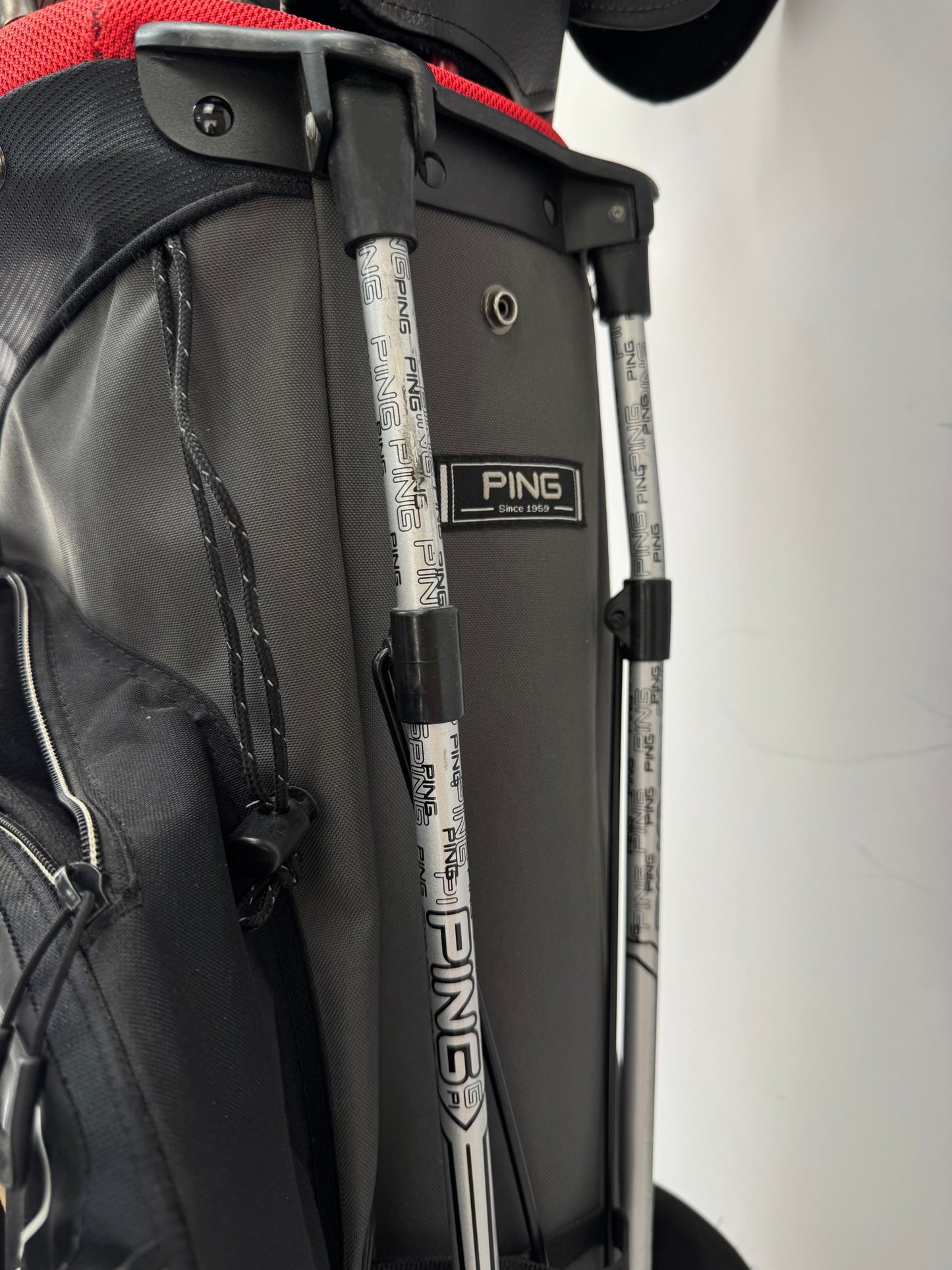 Ping Golf Package Set K15 11 Clubs Regular Graphite /New Grips/Hoofer Bag /34404