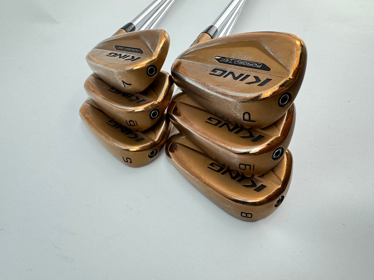 Cobra Forged Tec Copper Irons 5-PW Elevate MPH 95 Regular Steel +1/2” /28864