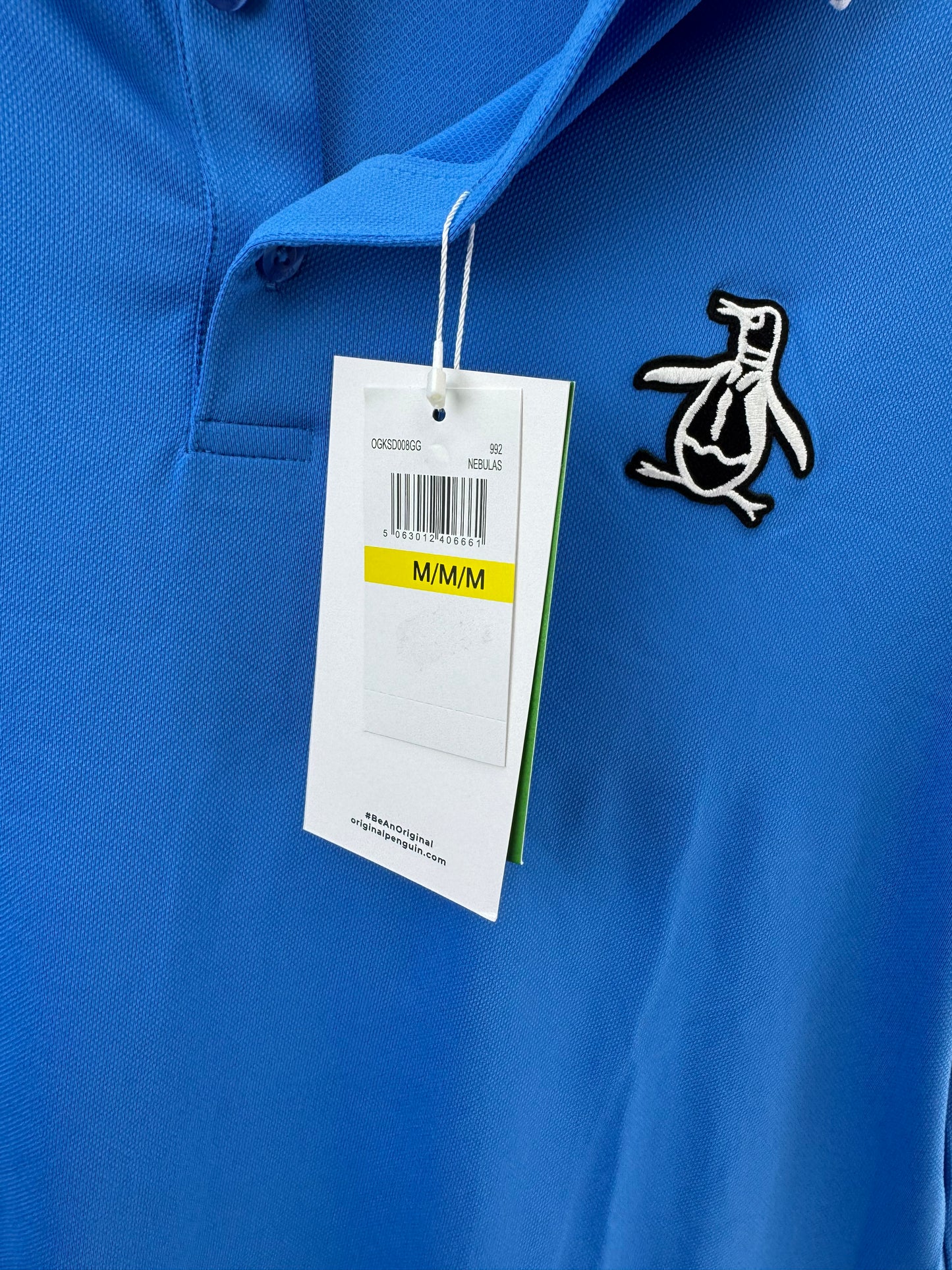 Original Penguin Golf Polo Heritage Nebulas Men’s UK Medium /24641