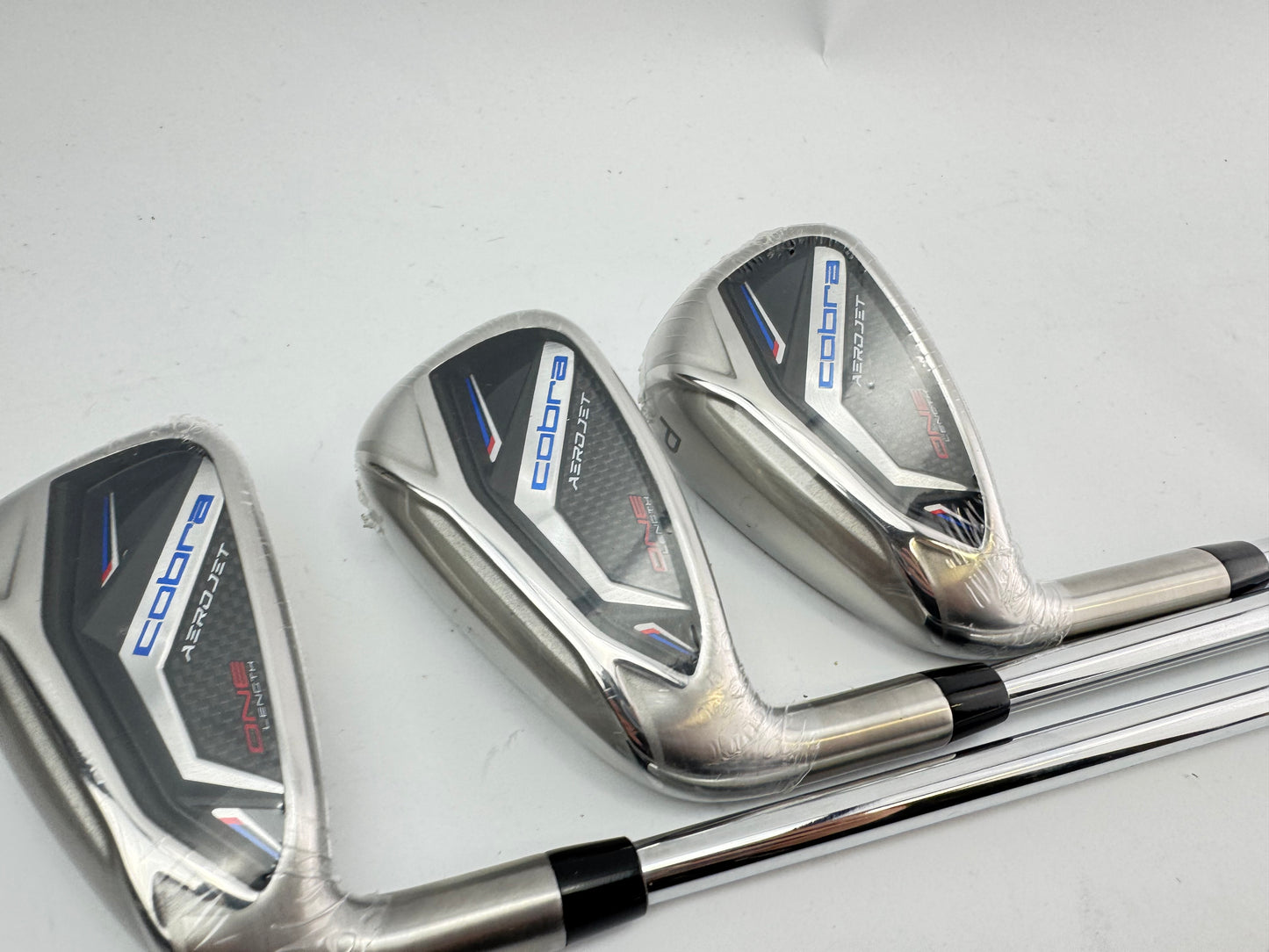 Cobra Aerojet One Length Irons 6,8+PW Left Handed KBS Regular Steel /New/30377