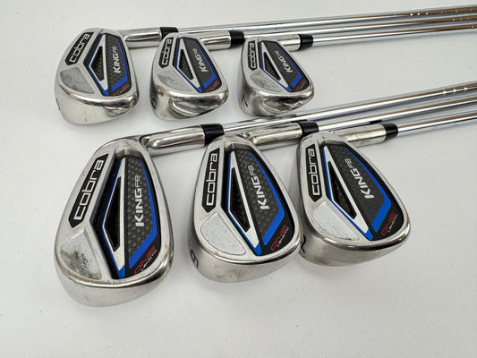Cobra F8 One Length Irons 5-PW Regular Flex Steel /Right Handed /34060