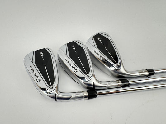 Taylormade Qi10 Irons Left Handed 6,8+PW DG 95 R300 Steel /New Shafts /32184
