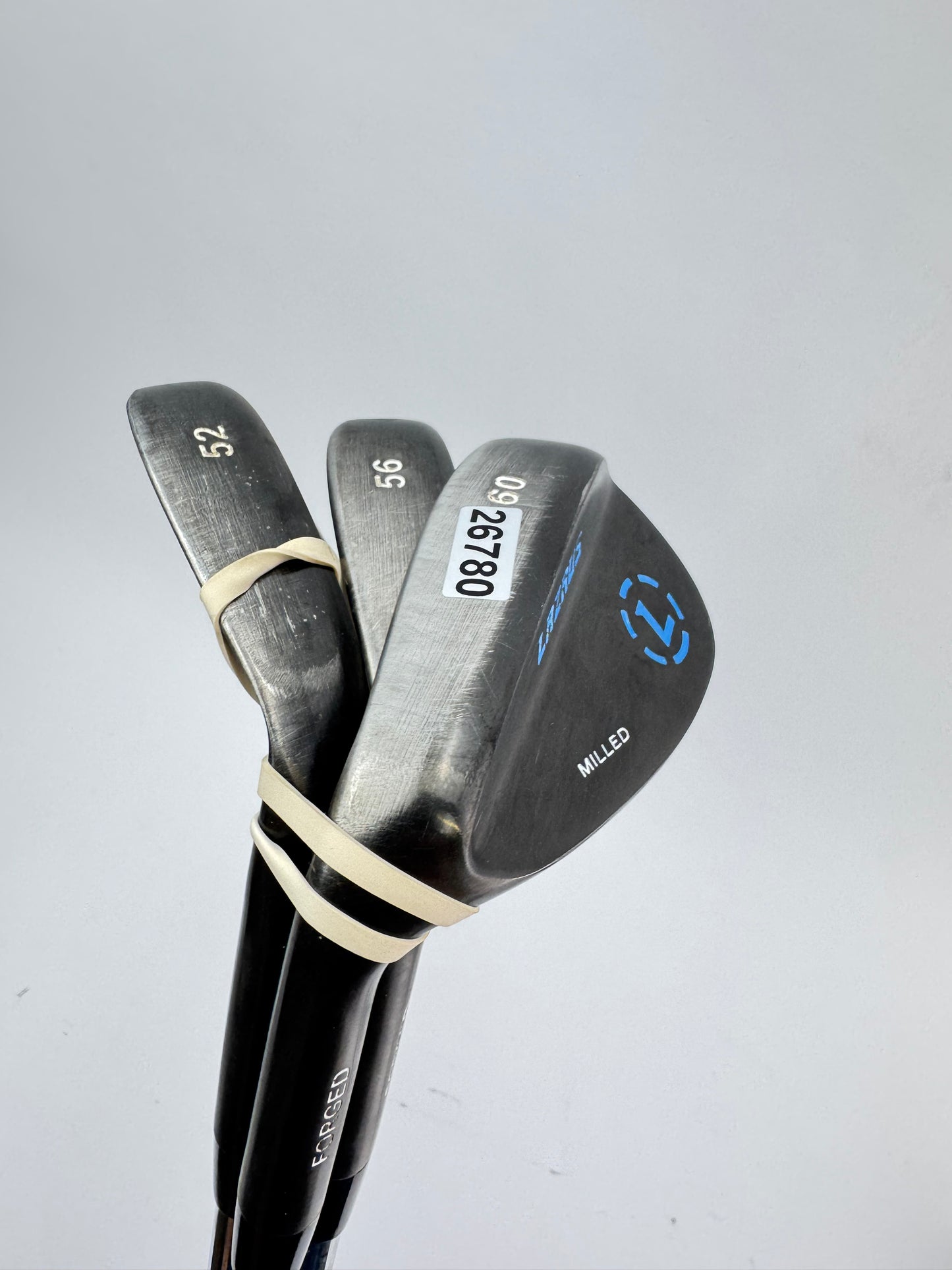 Lazarus Golf Wedge Set 52,56+60 Milled Left Handed /Regular Steel /26780