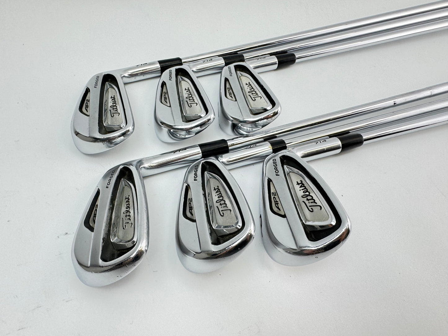 Titleist AP2 714 Irons 5-PW Forged Project X 6.0 Stiff Steel +1/2” /Right /26013