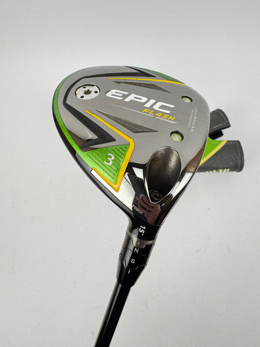 Callaway Epic Flash 3 Wood 15* Tensei Blue Regular Graphite /Headcover /33345