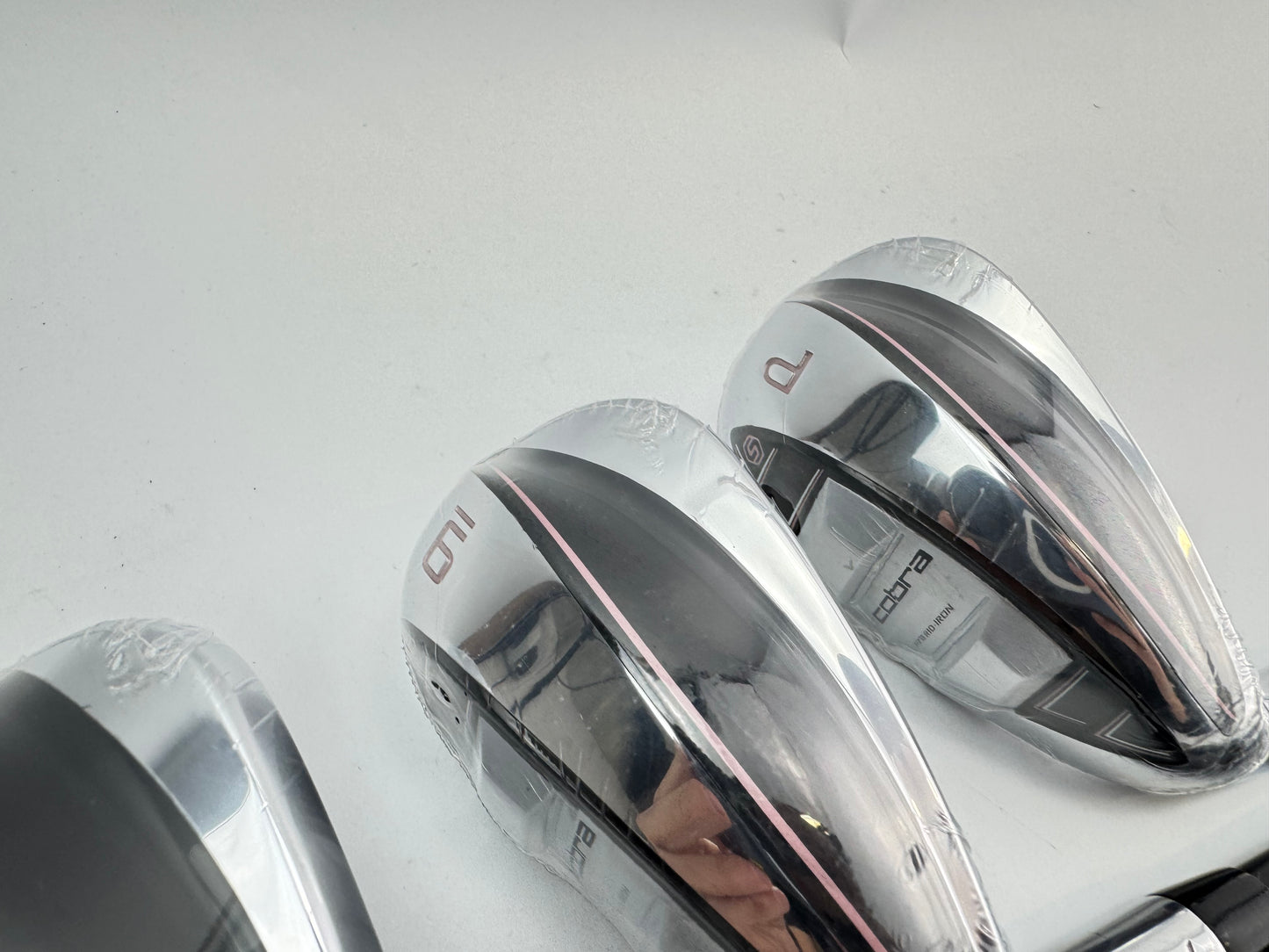 Cobra T Rail Ladies Irons 8,9+PW Left Handed KBS PGI 55 Ladies Graphite /30226